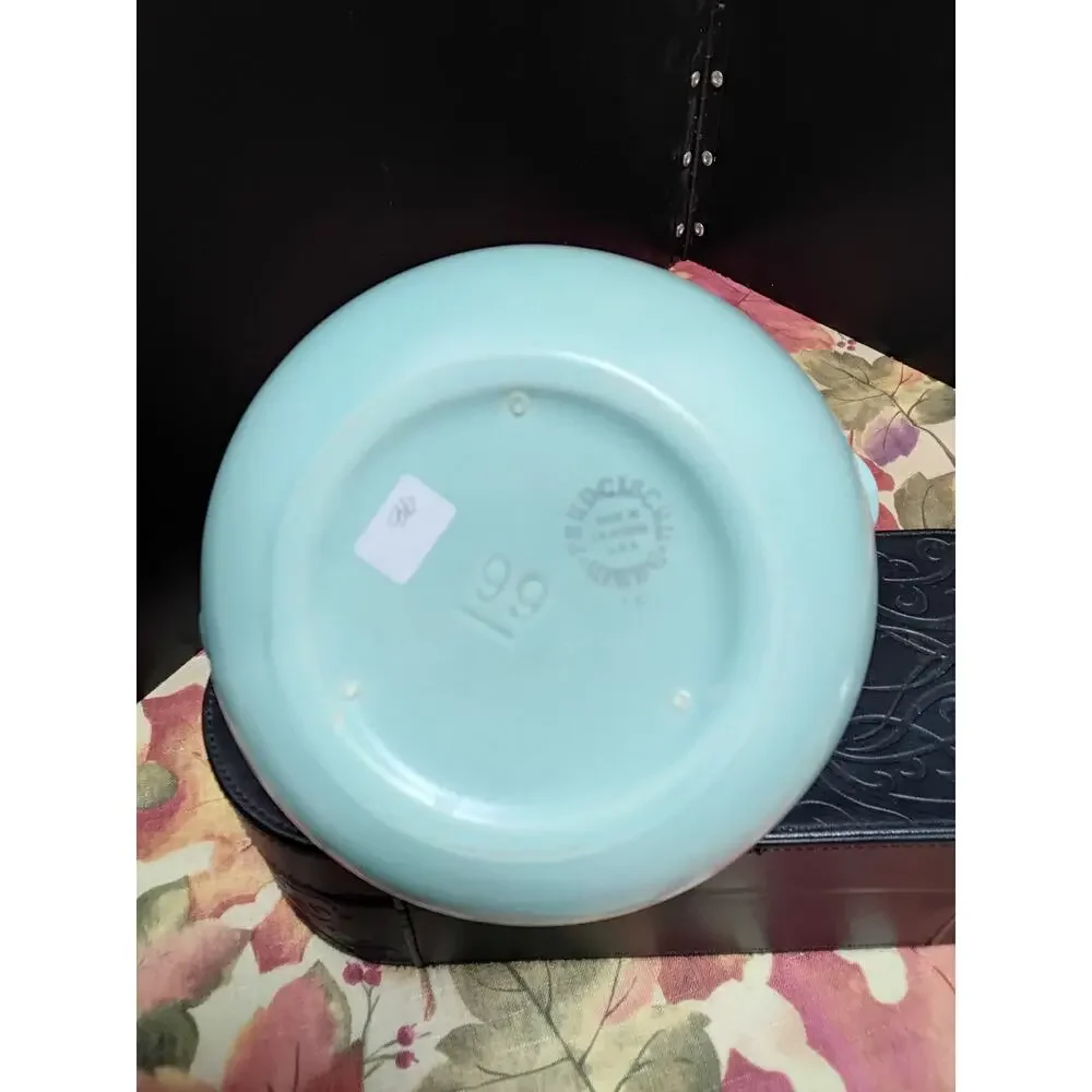 Vintage Franciscan Turquoise Ball pitcher Ice Lip 7